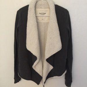 Abercrombie & Fitch Wrap Cardigan Gray Size S/XS